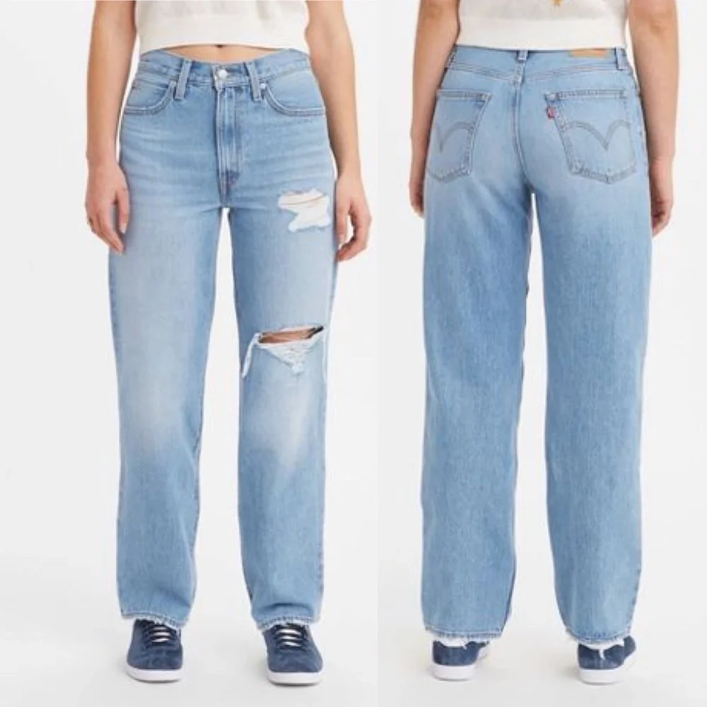 🌻NEW (w/tag) Levi's Women's 94 Big Baggy Distressed Jeans Size 31